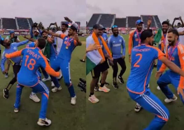 Virat Kohli Dances With Arshdeep Singh Rinku Singh Video IND…