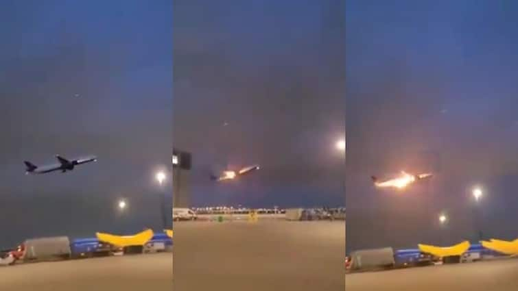 Air Canada Plane Catches fire after taking off from Toronto Pearson International Airport 389 Passengers land Safely 