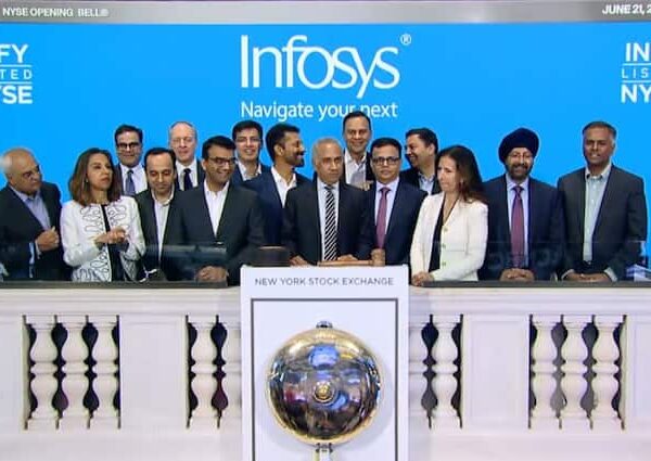 NYSE welcomes Infosys to podium to ring Opening Bell for…