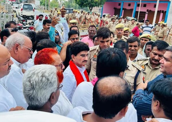 Samajwadi party MP Rambhual Nishad arrested in Deoria after Deepu…