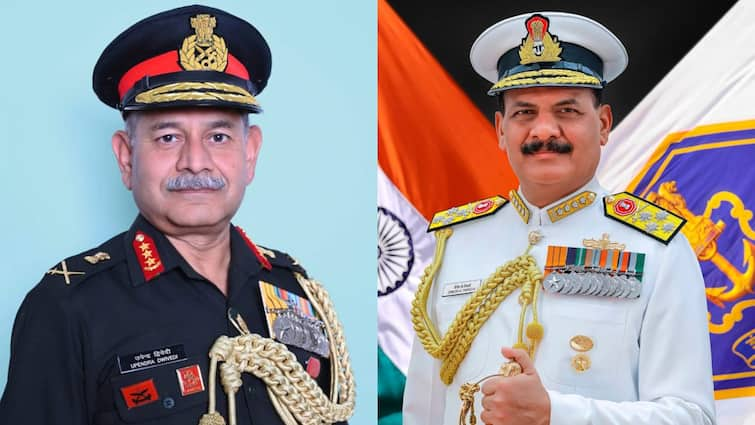 Lieutenant general Upendra Dwivedi Adm Dinesh K Tripathi military command of army and navy in two classmates hands