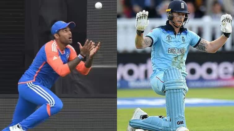 3 biggest controversies happened in world cup finals suryakumar yadav catch t20 world cup 2024 ben stokes adam gilchrist