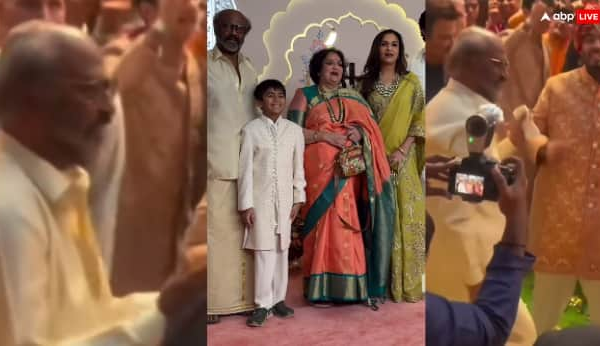 anant ambani Radhika merchant wedding Rajinikanth dance watch viral video