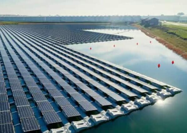 The largest solar power plant floating in water in India…