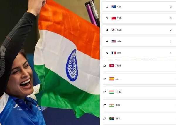 paris olympics 2024 medals tally latest update after india won…