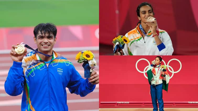 how many medals indian athletes can win paris olympics 2024 comparision to 2020 tokyo olympics mirabai chanu neeraj chopra