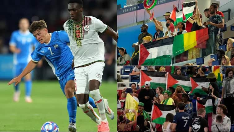 paris olympics 2024 israel football team booed by muslim majority country palestine in match against mali olympic opener