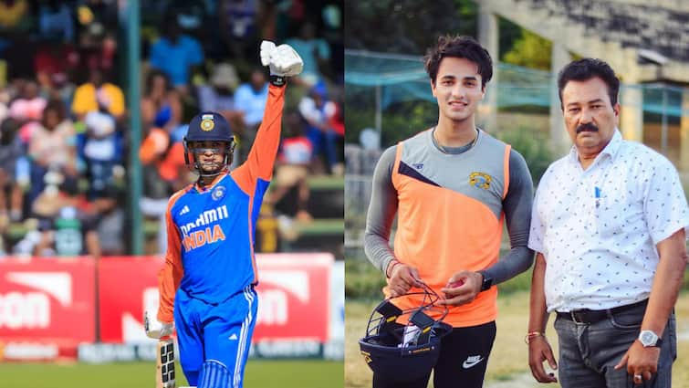 abhishek sharma father rajkumar sharma reveals what led his son to score 46 balls hundred after forgettable debut against zimbabwe