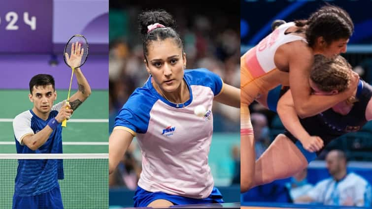 paris olympics 2024 day 10 india schedule lakshya sen bronze medal match manika batra table tennis shooting wrestling nisha dahiya