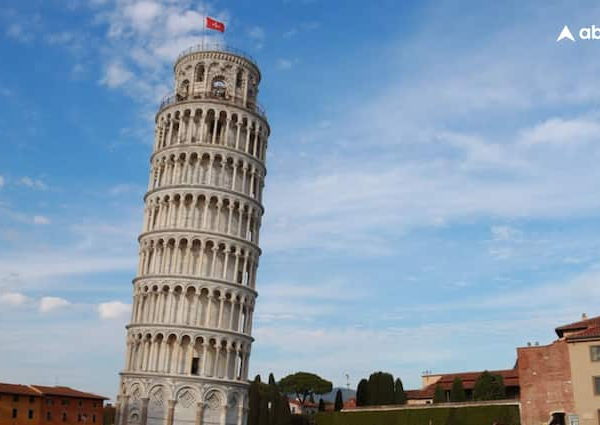 Because of this the tower of Pisa is tilted you…