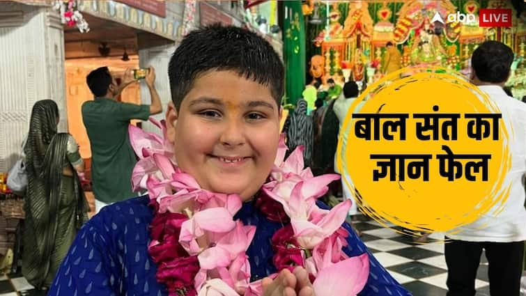 abhinav arora news Krishna devotee live test on abp news rambhadracharya down from stage viral video