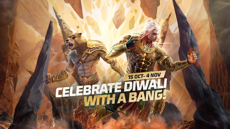 Free fire max Redeem Codes of 20 October 2024 how to redeem ff max diwali special codes in hindi Free Rewards