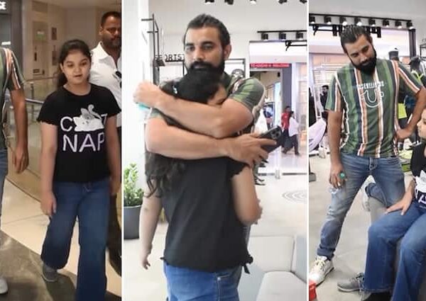 watch mohammed shami meets daughter after a long time gets…