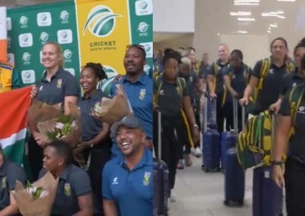 South Africa women team got grand welcome after returning home…