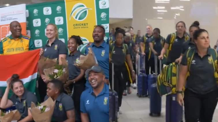 South Africa women team got grand welcome after returning home after losing womens T20 World Cup 2024 Final