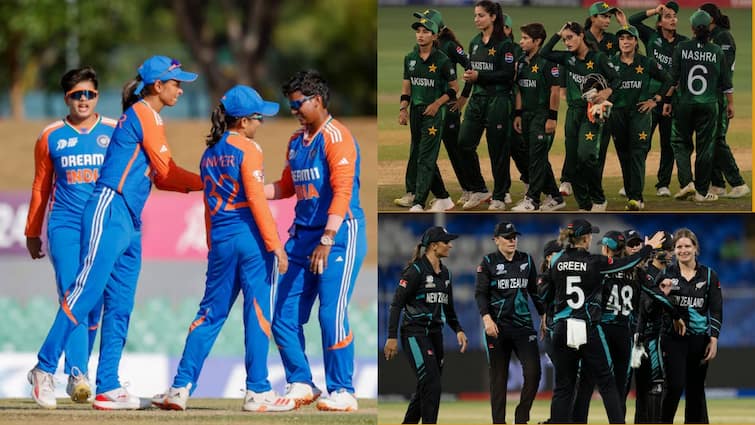 new zealand beat pakistan by 54 runs womens t20 world cup 2024 india crashes out of world cup harmanpreet kaur smriti mandhana