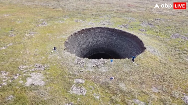 permafrost in Siberia what is the secret behind the huge craters being formed in Siberia