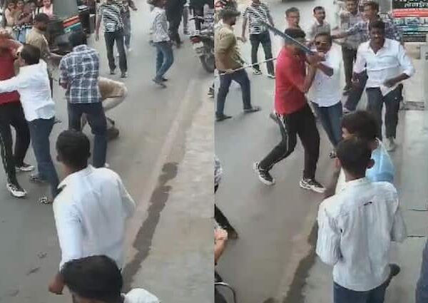 Rajasthan 10 to 12 Miscreants beat up shopkeeper in Jalore…