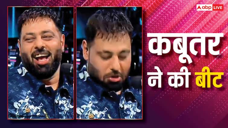 Indian Idol 15 sets pigeon poops on Badshah on netizen says It is a fan of Honey Singh | Indian Idol 15: बादशाह के ऊपर कबूतर ने की बीट, यूजर्स बोले